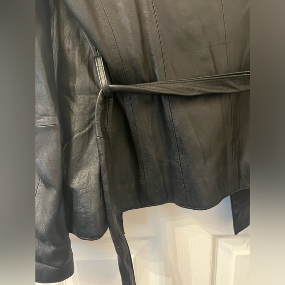 Michael Kors Leather Jacket with silver studs - Picture 14 of 16